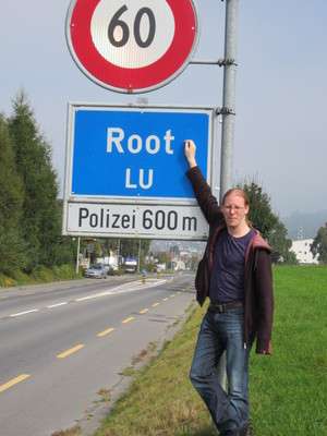 Jeroen Massar in Root, Luzern, Switzerland